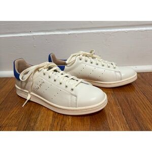 adidas Stan Smith Lux Off White Royal Blue, women’s US 8 (men’s 7), NWT in box